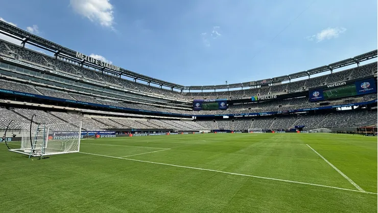 El campo de juego en que se enfrentarán Argentina y Canadá.