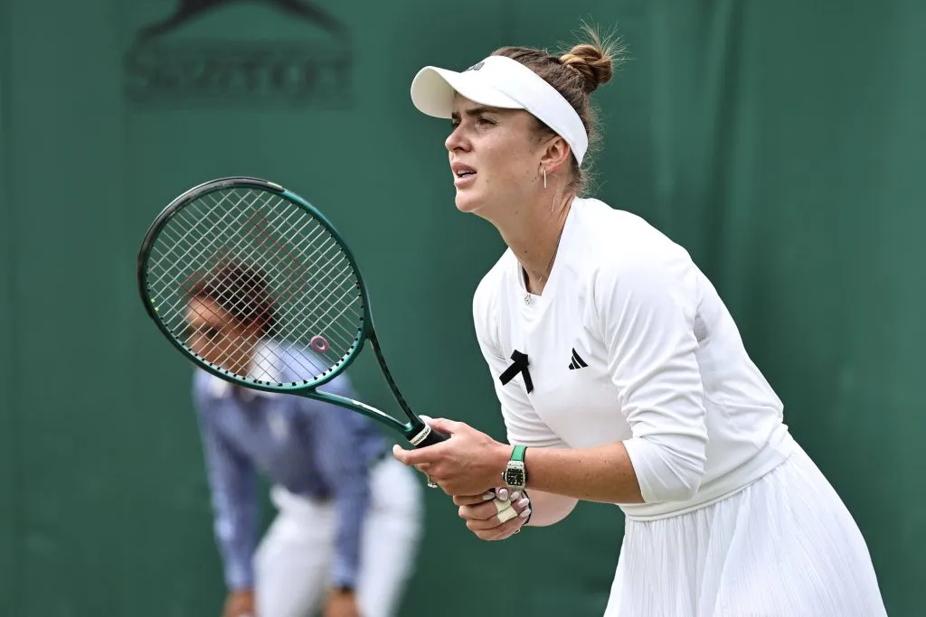 Svitolina con el crespón negro. (Foto: IMAGO).