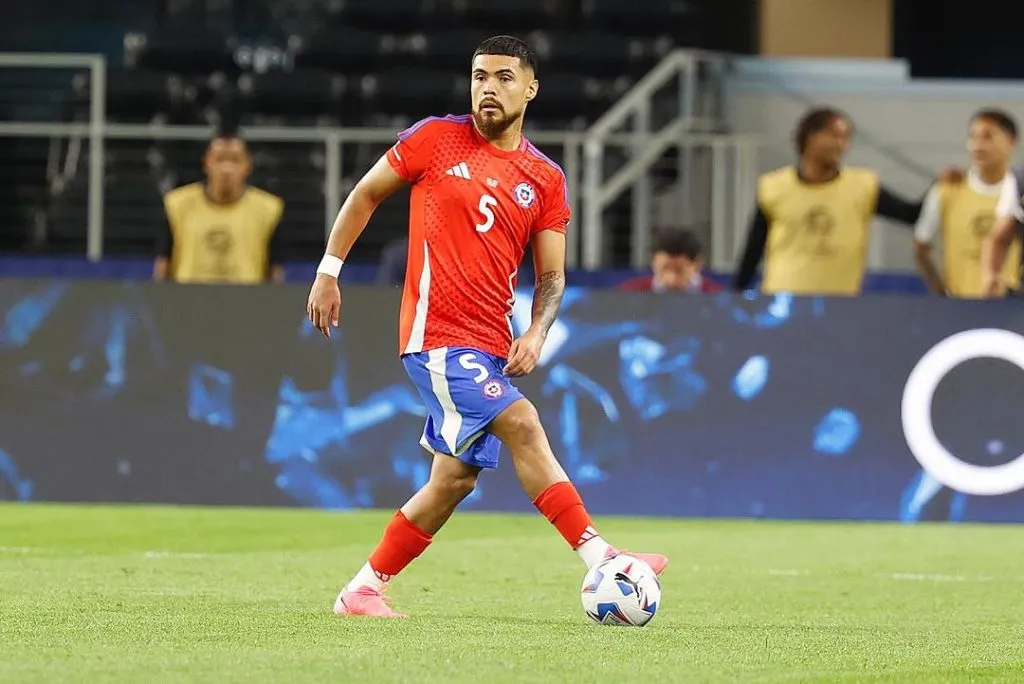 Paulo Díaz en la Copa América. (Foto: @LaRoja).