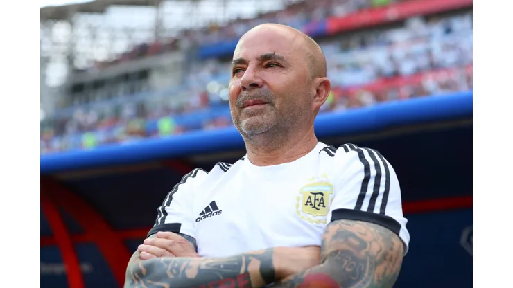 Jorge Sampaoli durante el Mundial de Rusia 2018 (IMAGO)