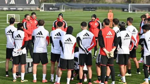 El plantel de River en la pretemporada.