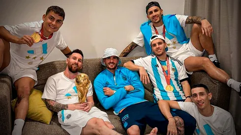 El grupo de la Selección Argentina.