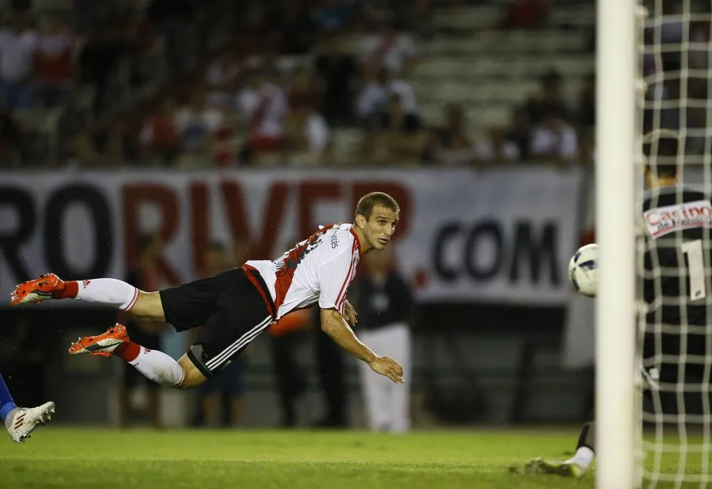 Alonso marcó siete goles en sus 39 partidos jugados en River. (Foto: IMAGO).