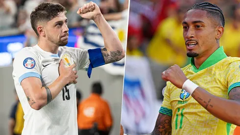 Uruguay y Brasil se enfrentan por Copa América.