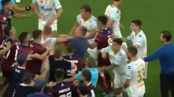 Talleres y Zenit de San Petersburgo, a las piñas en un amistoso