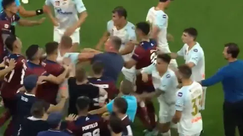 Talleres y Zenit de San Petersburgo, a las piñas en un amistoso