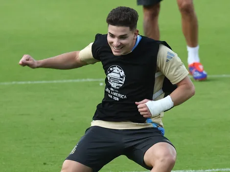 Las chicanas de Julián, Lautaro y Alexis al Dibu por los penales en los entrenamientos