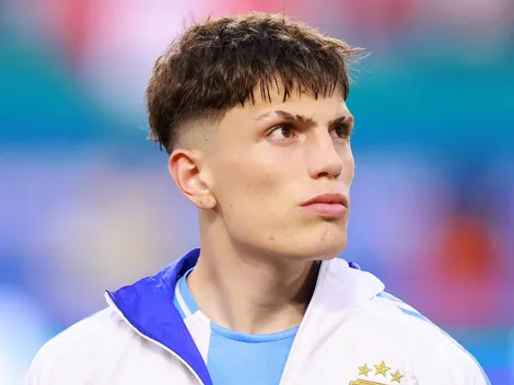 La reacción de Alejandro Garnacho tras la victoria de la Selección Argentina en los penales