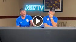 El gracioso momento en la conferencia de prensa de Uruguay.