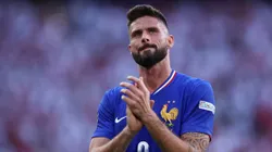 Olivier Giroud en la Selección de Francia.