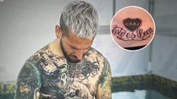 ¿Se tapó el escudo de Boca? Polémica por el nuevo tatuaje del Pipa Benedetto