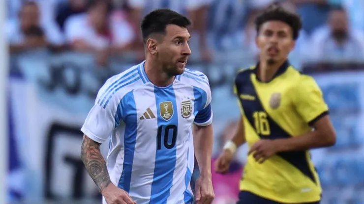 Argentina y Ecuador se enfrentaron en Chicago antes de la Copa América.