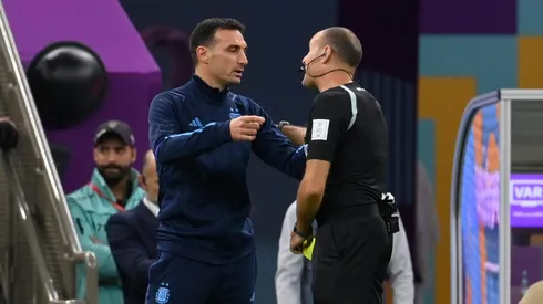 Lionel Scaloni habló del arbitraje en los partidos de Argentina.