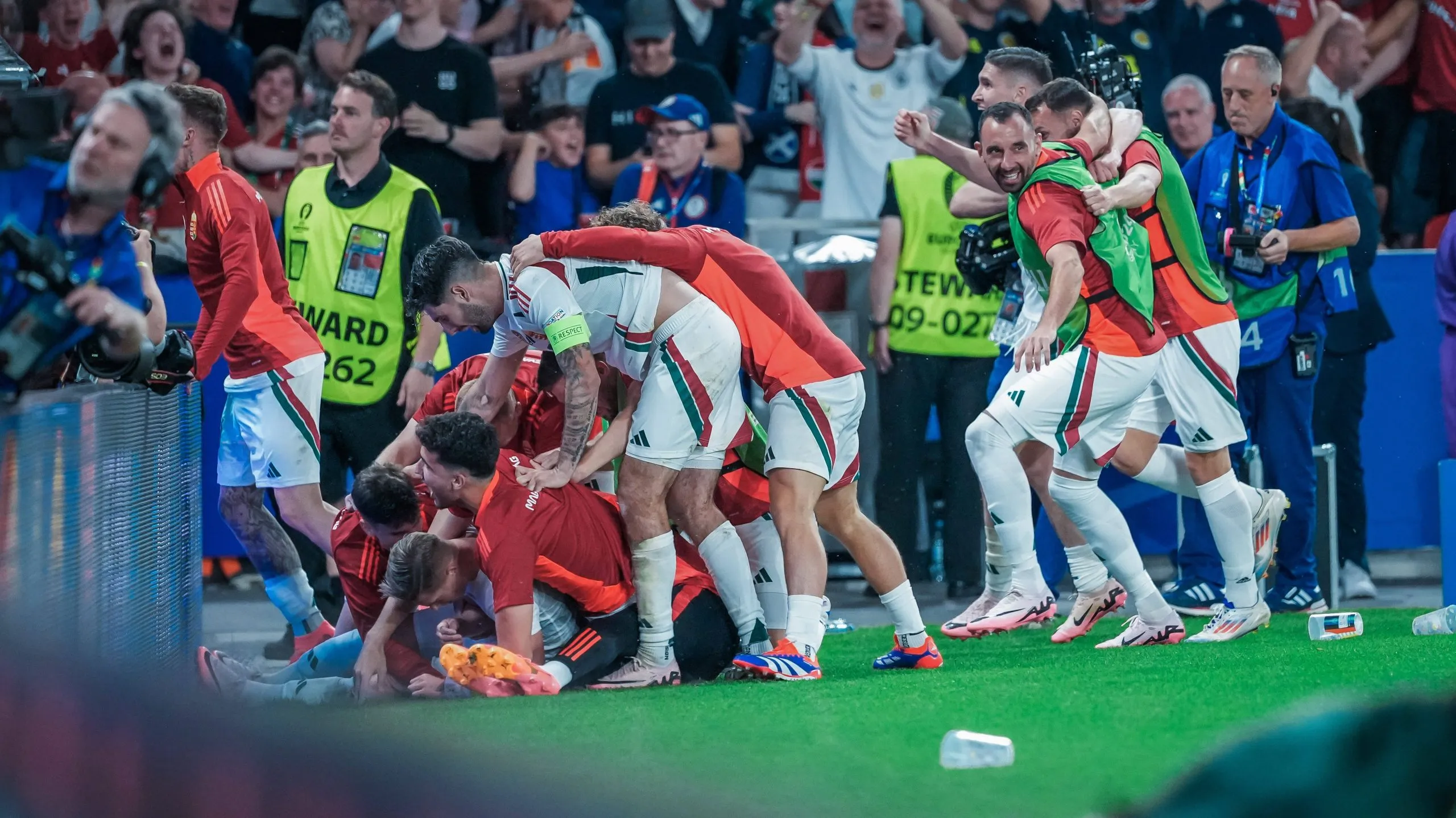 Kevin Csoboth, autor del gol más tardío de la fase de grupos de la Euro con Hungría al minuto 99. (Foto: IMAGO)