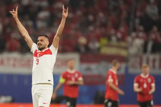 Demiral podría estar en problemas por su celebración ante Austria.