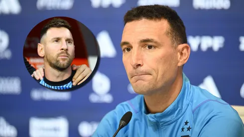 Lionel Scaloni cruza los dedos para volver a contar con Messi.