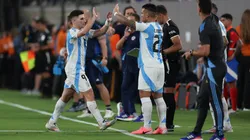 Julián Álvarez y Lautaro Martínez, los dos goleadores de la Selección Argentina en la Copa América 2024.