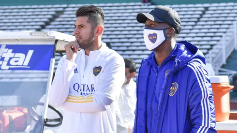 Los seleccionados peruanos fueron compañeros en Boca.