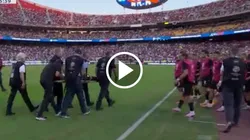 El tenso momento que se vivió en la Copa América.