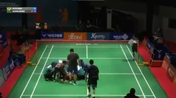 Zhang Zhijie falleció tras desplomarse en pleno partido.