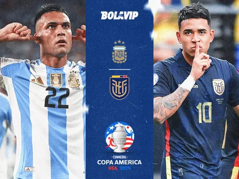 Cuándo juegan Argentina vs Ecuador por la Copa América 2024: formaciones, fecha, hora y donde ver en vivo por tv y streaming