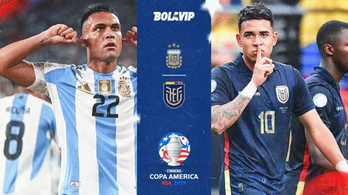 Lautaro Martínez y Kendry Páez.