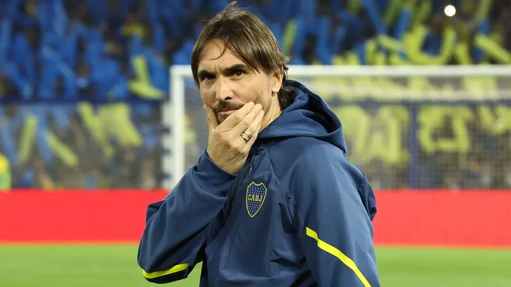 Diego Martínez, DT de Boca.