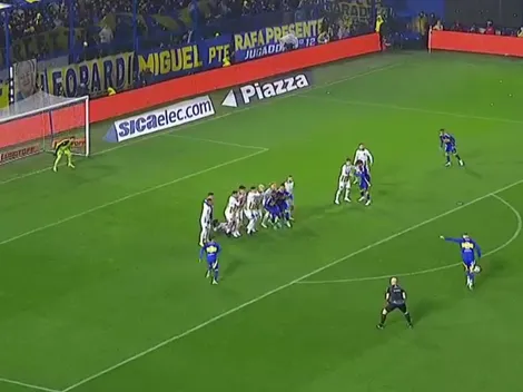 VIDEO: así fue el golazo de tiro libre de Cristian Lema para el 1-0 de Boca ante Rosario Central