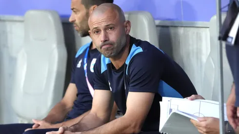 Javier Mascherano en la Selección Argentina.