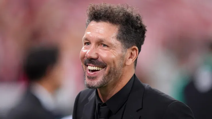 Diego Simeone, entrenador del Atlético de Madrid.