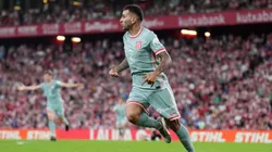 Ángel Correa celebra su gol ante Athletic Bilbao.