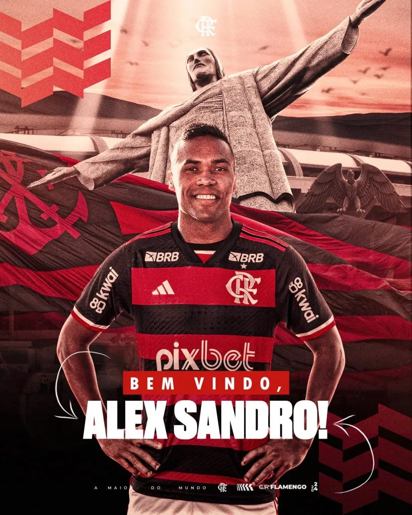 Alex Sandro jugará en Flamengo.