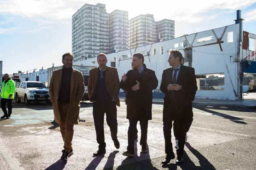 Sergio Costantino, Pablo García Lago, Jorge Macri y Marcelo Moretti. (Foto: Tw de Pablo García Lago).