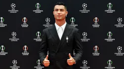 Cristiano Ronaldo, en el sorteo de la Champions League.