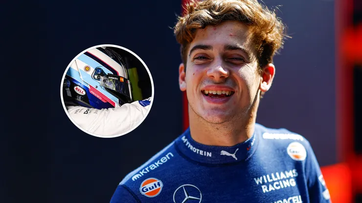 El casco de Franco Colapinto para su debut en la Fórmula 1