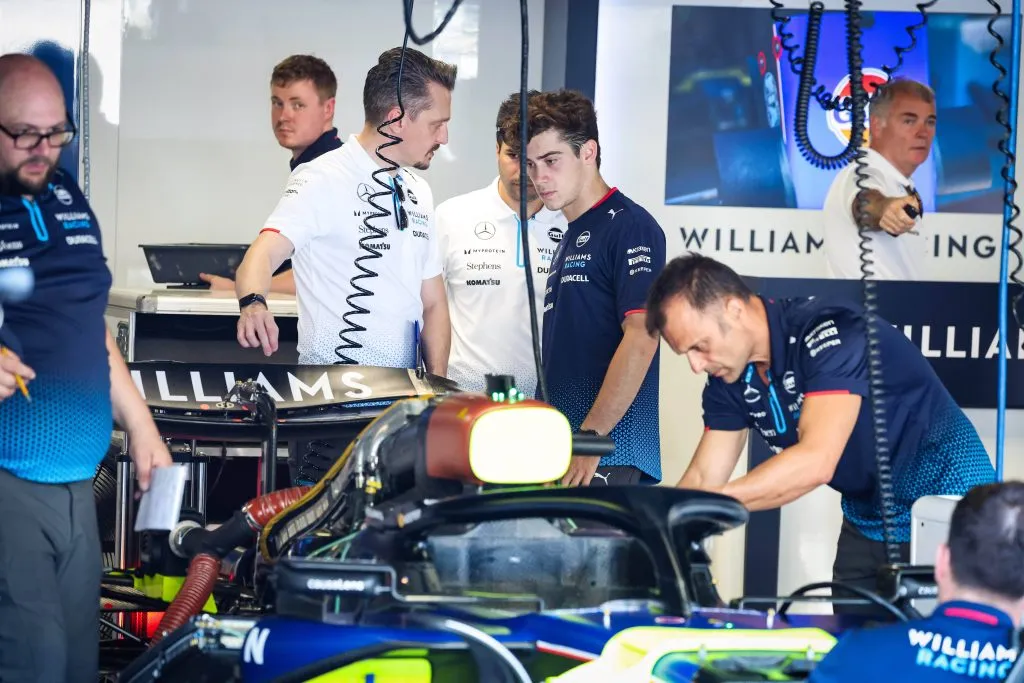 Franco Colapinto a la espera de iniciar la actividad en Monza. IMAGO