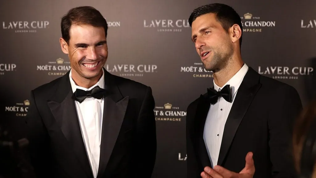 Rafael Nadal y Novak Djokovic (Getty)