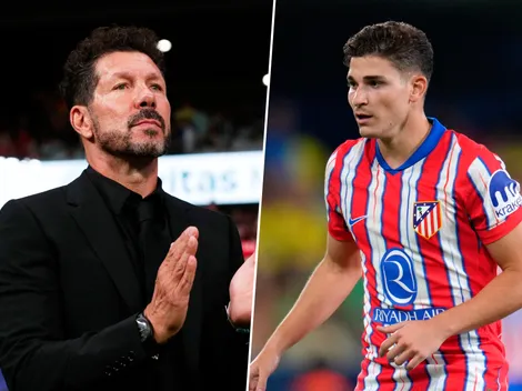 La sorpresiva frase de Simeone cuando le consultaron por el cambio de Julián