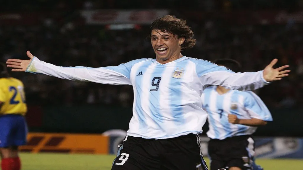 Hernán Crespo es uno de los mejores delanteros de la historia de la Selección Argentina. (Getty Images)