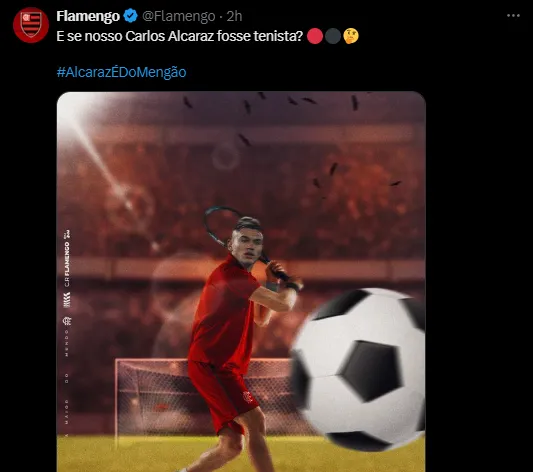 La cómica presentación de Carlos Alcaraz, jugando con su nombre y el del tenista español