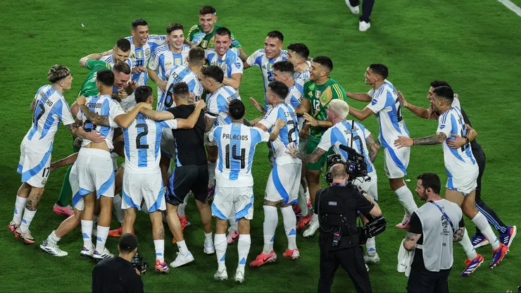 La Selección Argentina celebra la Copa América 2024