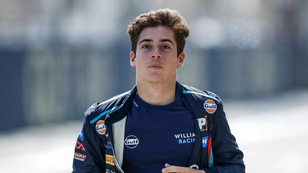 Franco Colapinto, en una carrera de la Fórmula 3.