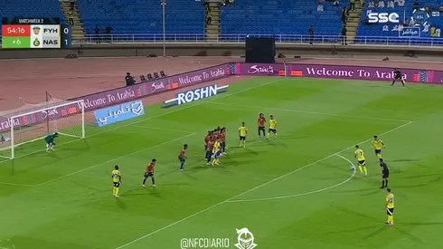 El tiro libre de Cristiano Ronaldo.