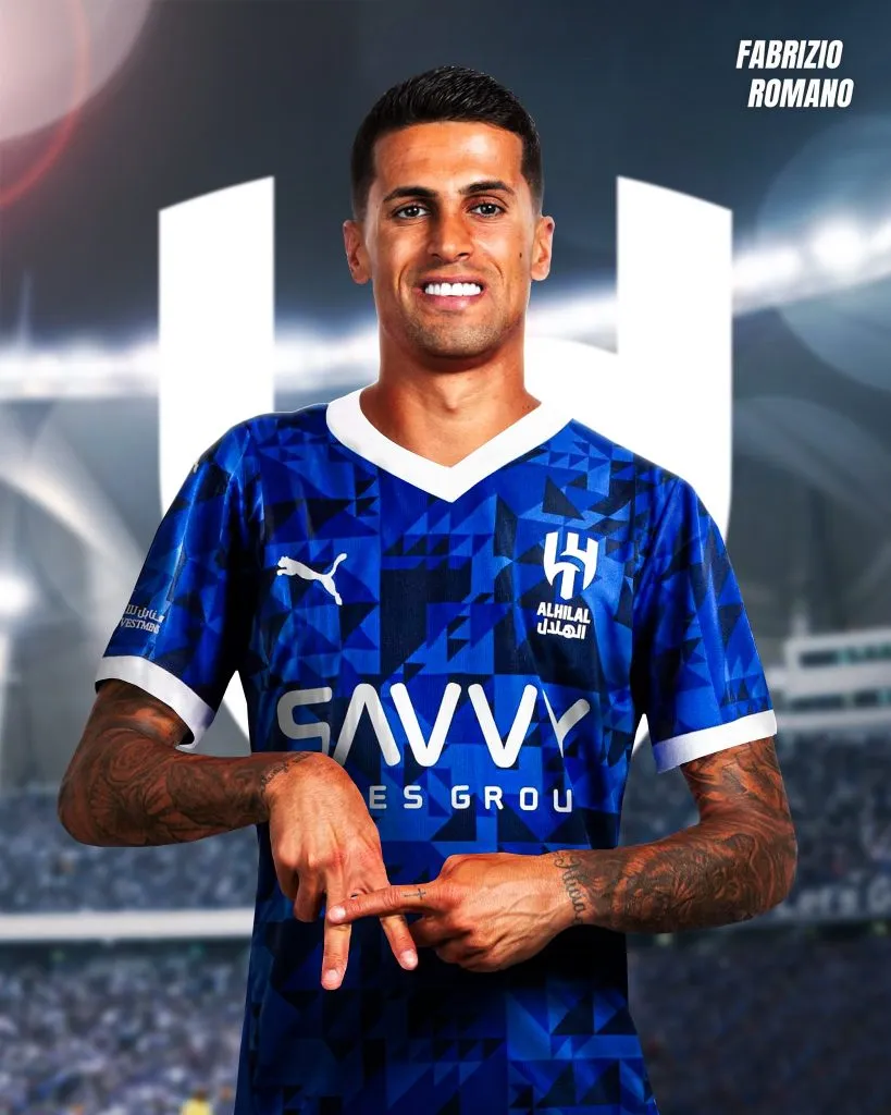 Lo confirmó Fabrizio Romano: Joao Cancelo es nuevo jugador del Al-Hilal (X: @FabrizioRomano)
