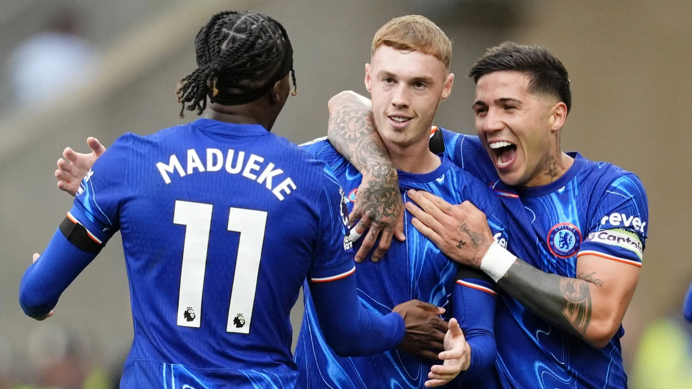 Cole Palmer con tres asistencias para Madueke y un gol, fue figura del Chelsea. IMAGO