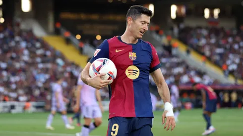 Robert Lewandowski, estrella del Barcelona.