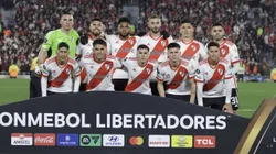El equipo de River en Copa Libertadores.