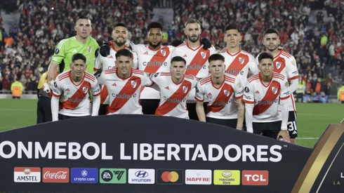 El equipo de River en Copa Libertadores.
