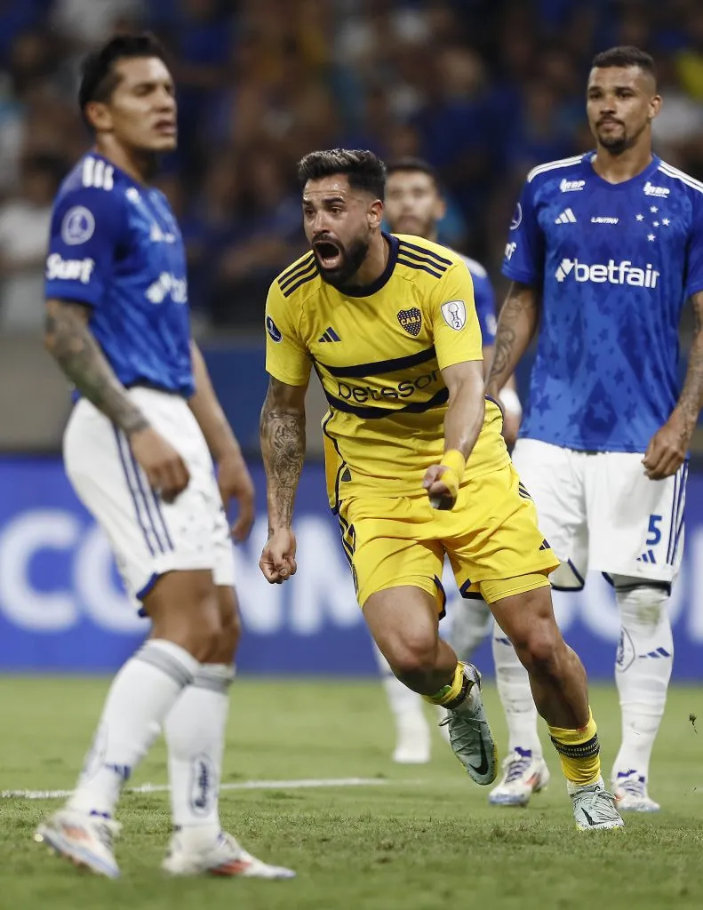 Milton Giménez viene de convertir ante Cruzeiro. (Foto: Prensa Boca).