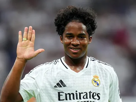 Lo primero que hizo Endrick tras marcar su primer gol en Real Madrid